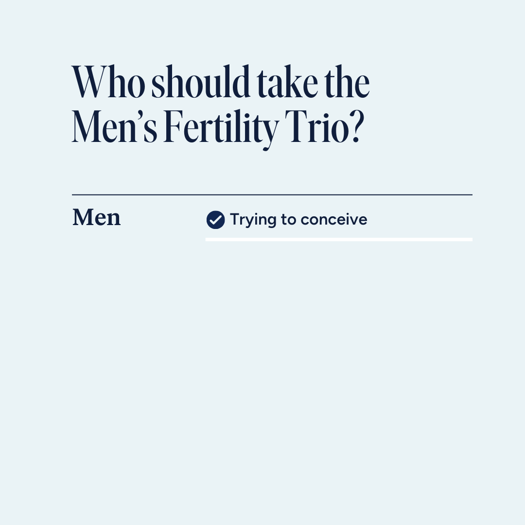 Men's Fertility Trio