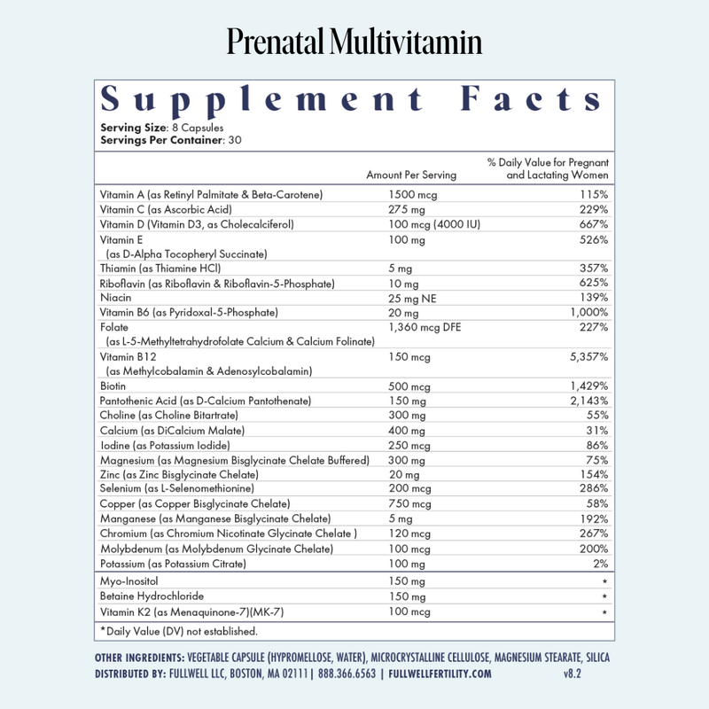 Women's Prenatal Essentials