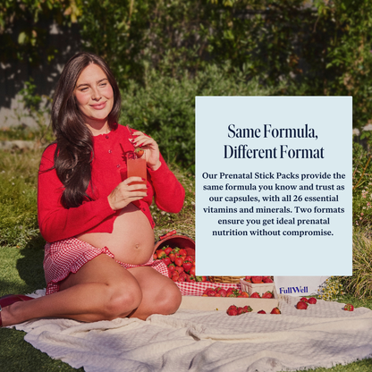 Prenatal Multivitamin Strawberry Stick Packs