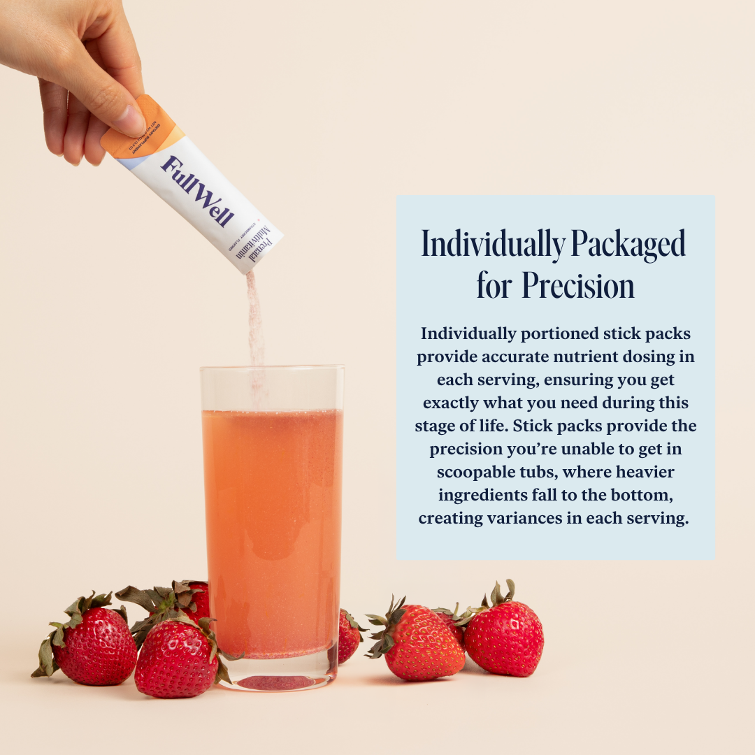 Prenatal Multivitamin Strawberry Stick Packs