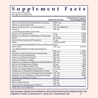 Women's Prenatal Multivitamin with Lemon Essence