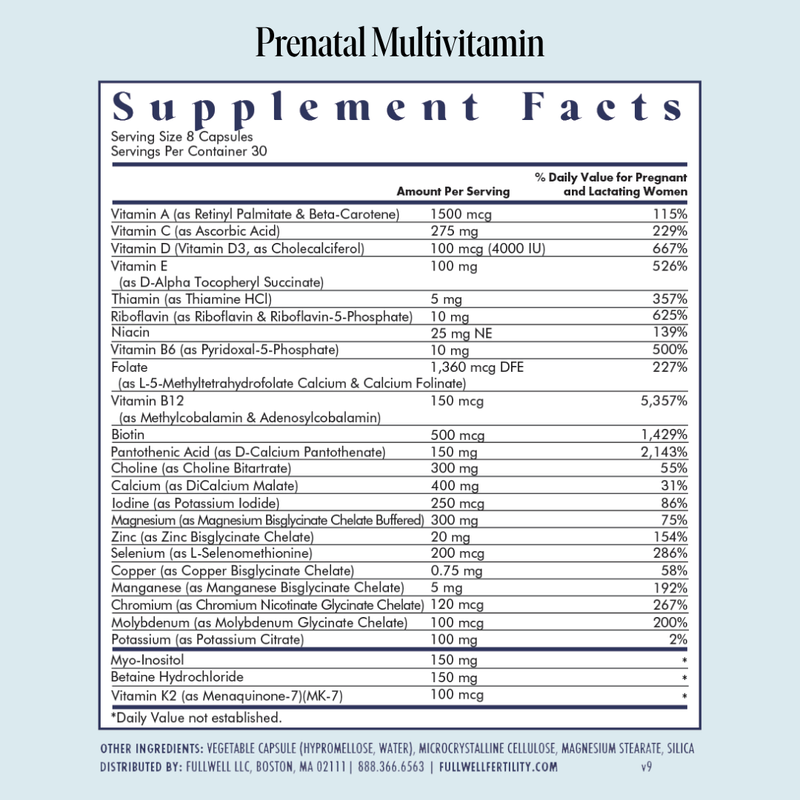 Women's Prenatal Essentials